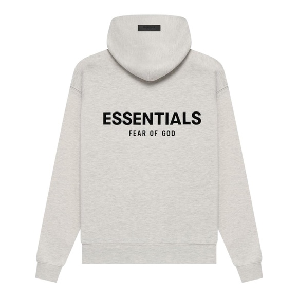 FOG Fear of God Essentials Hoodie 'Light Oatmeal' Size XS - Picture 2 of 11
